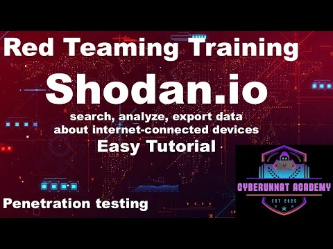 #4 Shodan IO tutorial  | Penetration testing tool | Passive reconnaissance | CyberUnnat Academy