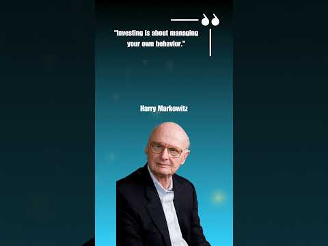 Thumbnail for Harry Markowitz's Wisdom on Finance   Part 7 by Harry Markowitz