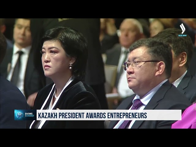 Kazakh President awards entrepreneurs
