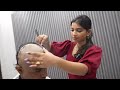 A BOY HEAD SHAVE BY MISS BARBER