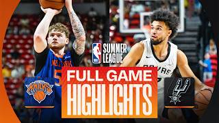 New York Knicks - Carter Bryant - San Antonio Spurs