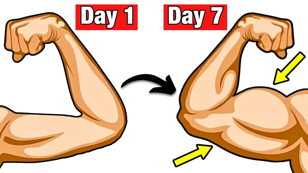 5 Exercises That Give You CRAZY Big Arms (NO EQUIPMENT)