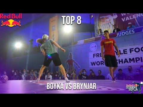 Boyka (Colombia) vs Brynjar (Norway) - TOP 8 | RED BULL STREET STYLE 2021 | Freestyle Battle