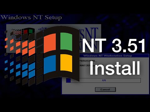 Installing Windows NT 3.51