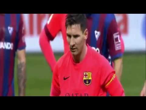 Goal Lionel Messi - Eibar 0-1 Barcelona 14/03/15 BBVA | HD