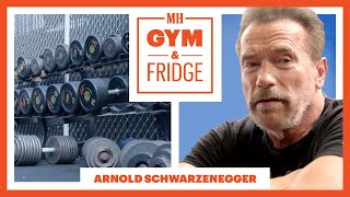 Arnold Schwarzenegger Shows His Gym & Fridge  