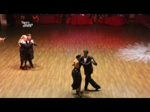  Maria Rivarola,    Carlos Rivarola,    Fernando Gracia,    and  Sol Cerquides  are  dancing  at  White Nights tango festival  in  2016