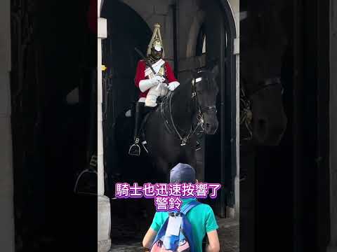 這位男子救下了皇家的馬（YT：KingsGuardTours）