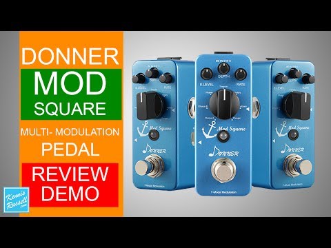 Donner Mod Square Multi-Modulation Effects Pedal Review/Demo
