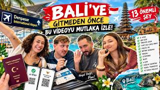 BALİ’YE GİTMEDEN BU VİDEOYU MUTLAKA İZLE! 🇮🇩 | 13 ÖNEMLİ ŞEY + E-VİZE & QR KOD R