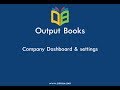Output Books Demo Company Settings