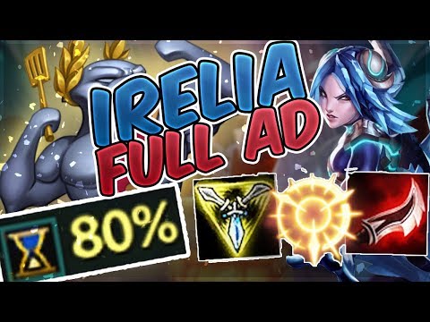 FULL AD IRELIA URF BATTLE SNOW WITH NEW RUNES - MOST BROKEN CHAMPION FOR URF