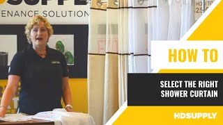 Selecting the Right Shower Curtain | HD Supply