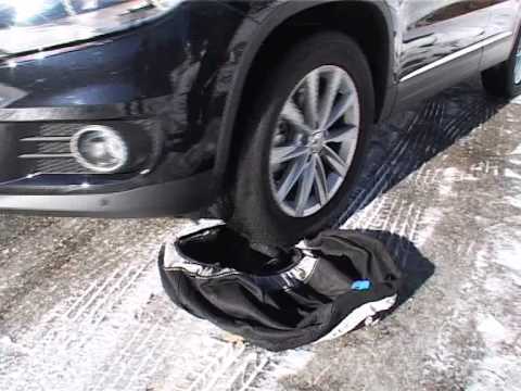 POLAIRE SHOW'7: Textil Snow Chain removing - Chaine à neige textile démontage