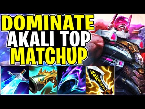 LEARN HOW TO DOMINATE AKALI TOP MATCHUP