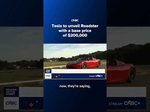 Tesla to unveil Roadster with a base price of $200,000