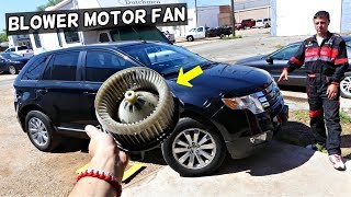 HEATER BLOWER MOTOR FAN REPLACEMENT LOCATION FORD EDGE LINCOLN MKX