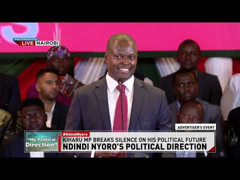 FULL Address: MP Ndindi Nyoro unveils new party and direction ahead of 2027