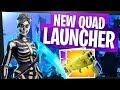 THE NEW QUAD LAUNCHER is HERE! - Fortnite Quad Launcher Gameplay & Best Use Scenario