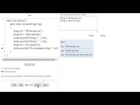 W3resource Com Java String Exercise 7