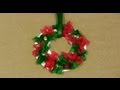 Tissue Paper Wreath Ornament