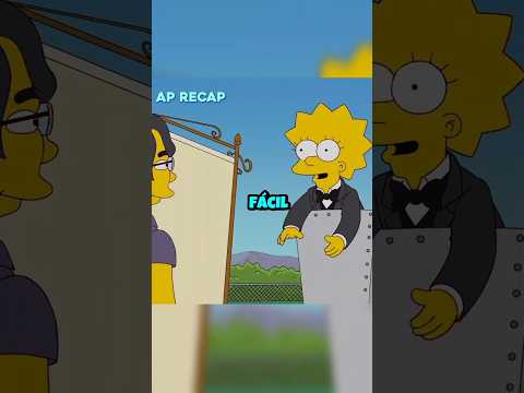 Lisa revela el truco de magia en Los Simpson #lossimpson