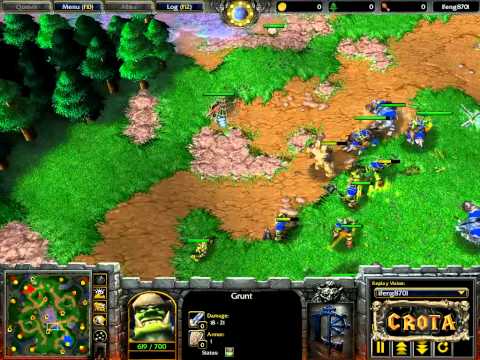 Fly (Orc) vs Th000 (HU) - G1 - WarCraft  3 - WC976