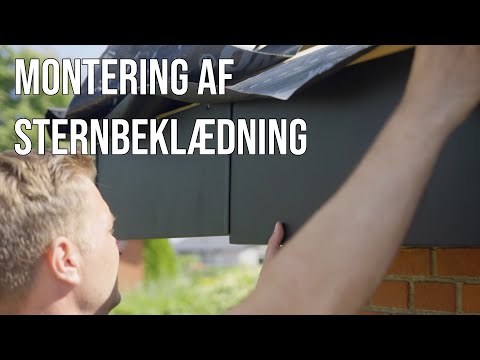 Stern og vindskede beklædning