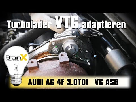Turbocharger basic setting VTG actuator motor, actuator adaptation Audi A6 4F 3.0 TDI