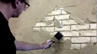 Movie Magic. Faux Brick Wall Creative Painting Techniques