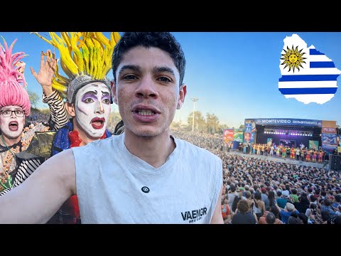 I'm going to a stage to discover the truth about the Uruguayan Carnival