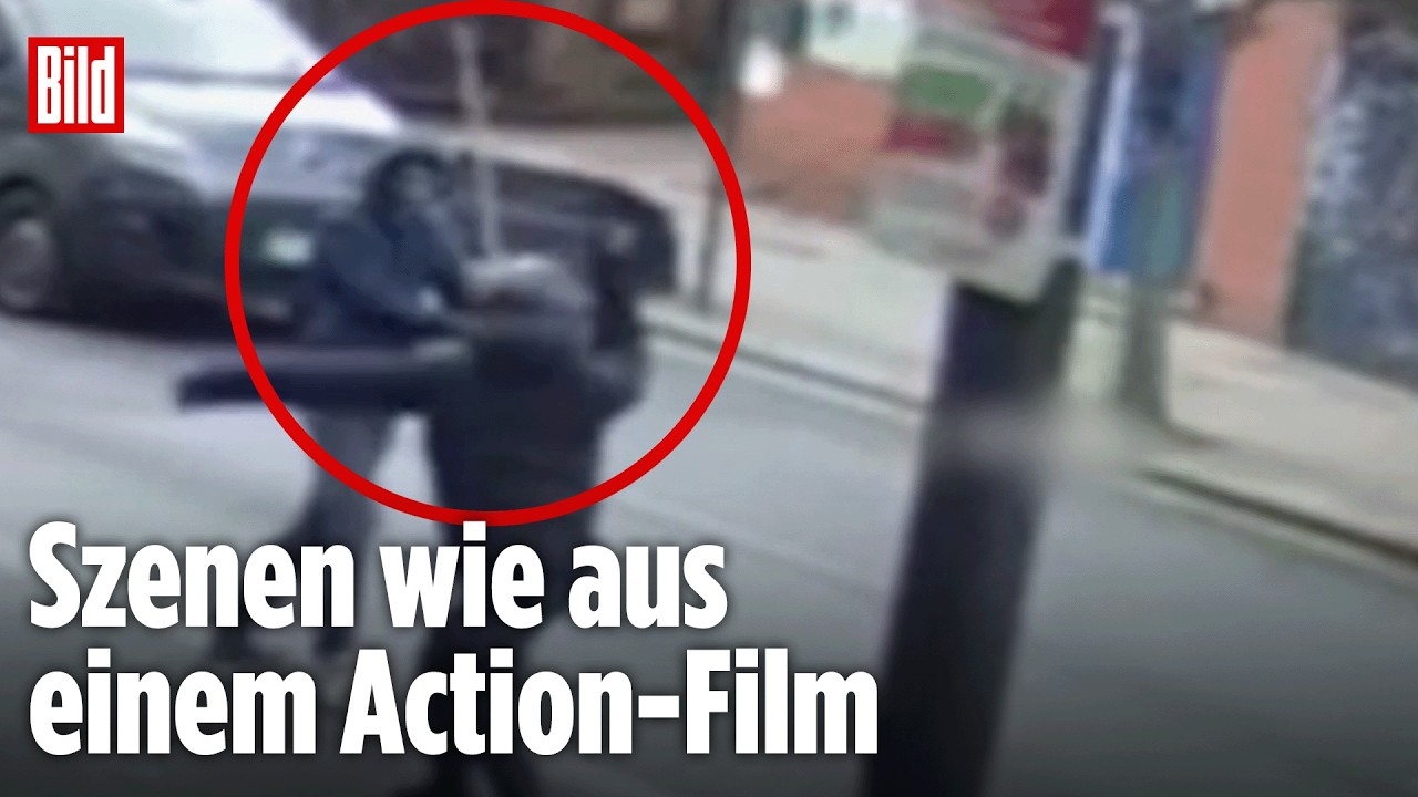 Mann jagt Macheten-Räuber mit Besen: Dramatischer Überfall