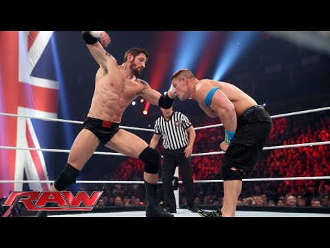 John Cena vs. Bad News Barrett – United States Championship Match Raw, April 13, 2015