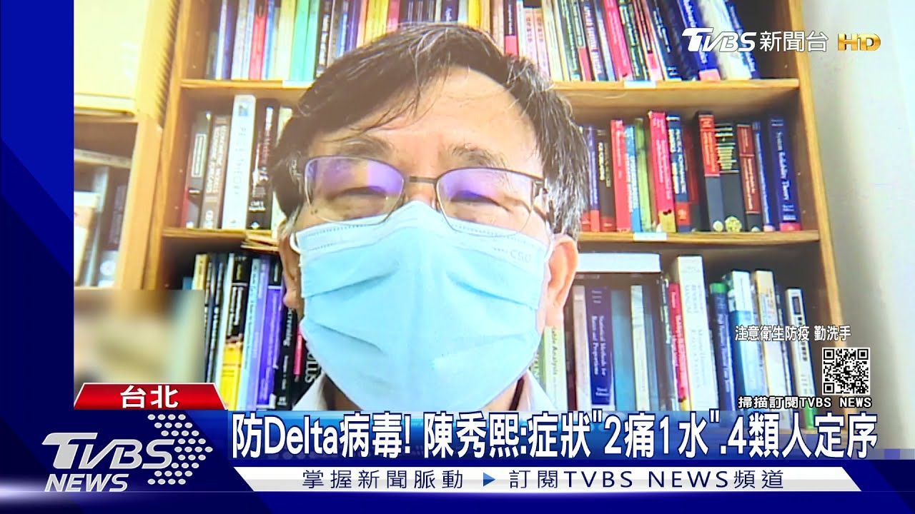 防Delta病毒! 陳秀熙:症狀「兩痛一水」、四類人定序