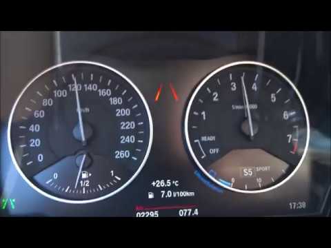BMW 218i Gran Tourer 0-100 km/h