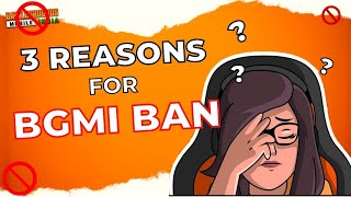 3 REASONS FOR BGMI BAN AND MEMES| Why bgmi is banned again? When will BGMI return?