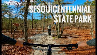 Riding at Sesquicentennial State Park after a big rain storm, was in great condition.