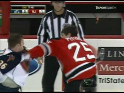 Eric Boulton vs Andrew Peters Oct 16, 2009 - Sports South feed