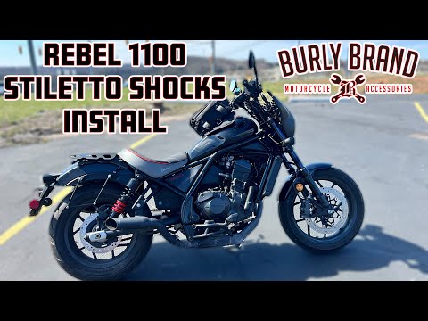 Burly Brand Rebel 1100 Stiletto Shocks Install
