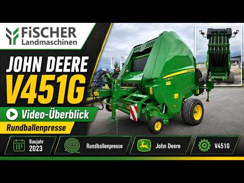 Video Vorschau John Deere V451G Rundballenpresse