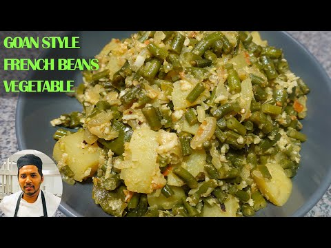 Goan Style French Beans Vegetable | Goan Style French Bean Bhaji With Potatoes | Ivon's Kitchen