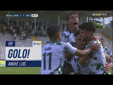 Goal | Golo André Luís: Moreirense (1)-1 SC Farense (Taça da Liga 23/24 - 1ª Fase)