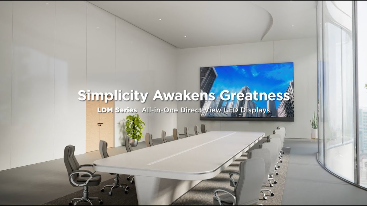 Simplicity Awakens Greatness - ViewSonic LDM Series All-in-One Direct View LED Displays