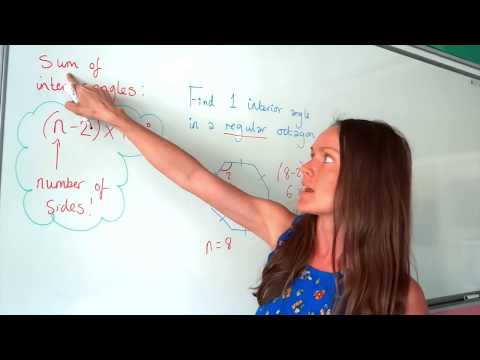 The Maths Prof: Interior Angles in Polygons