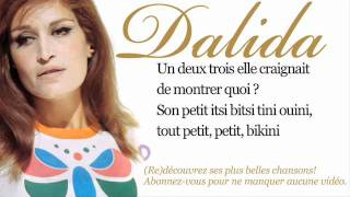 Dalida - Itsi bitsi petit bikini - Paroles (Lyrics)