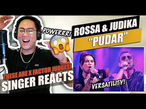 ROSSA X YOYO X JUDIKA - PUDAR | KONSER 25 TAHUN ROSSA | SINGER REACTION