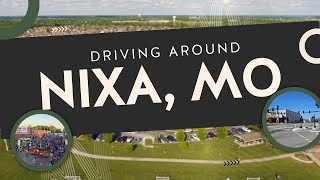 Driving Nixa, MO: S Campbell and Main Street
