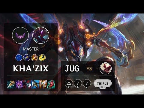 Kha'Zix Jungle vs Lee Sin - EUW Master Patch 12.5