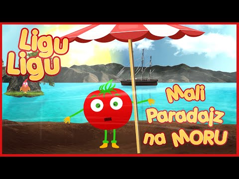 MALI PARADAJZ I PAMETNA KOKOSKA NA MORU ★ LIGU LIGU ★ Crtani Film Za Decu Na Srpskom (Epizoda #2)