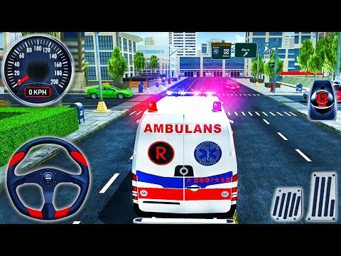 Ambulance Rescue City Driver Simulator - 911 Emergency Van Driving - Android GamePlay #2